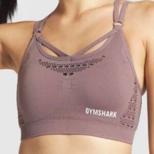 Gymshark Energy + Seamless Sports Bra Slate Lavender XS